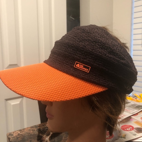 The Redface Women’s Brown Orange Visor Cap Size One - Picture 4 of 12